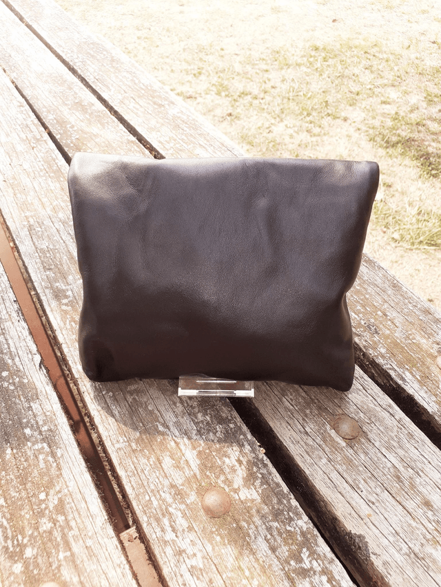 Sac bandoulier cuir BLACK