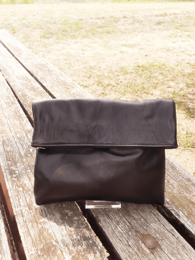 Sac bandoulier cuir BLACK
