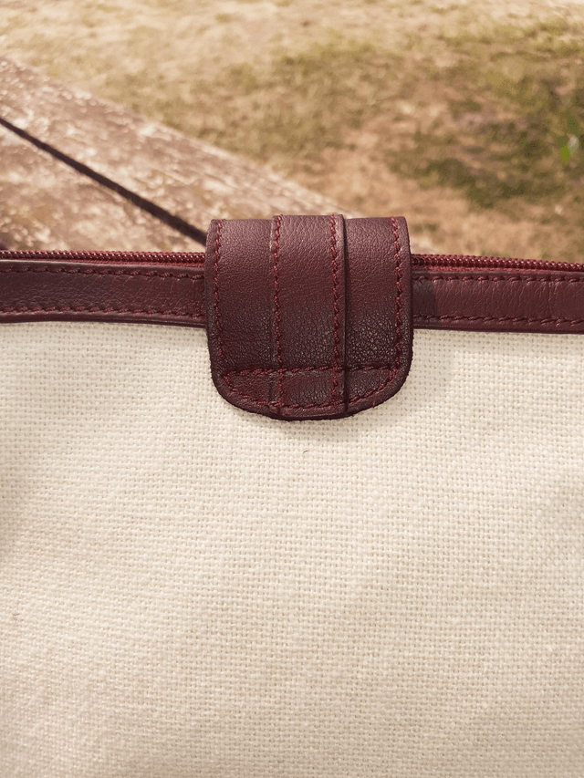 Sac bandoulière AUBERGINE